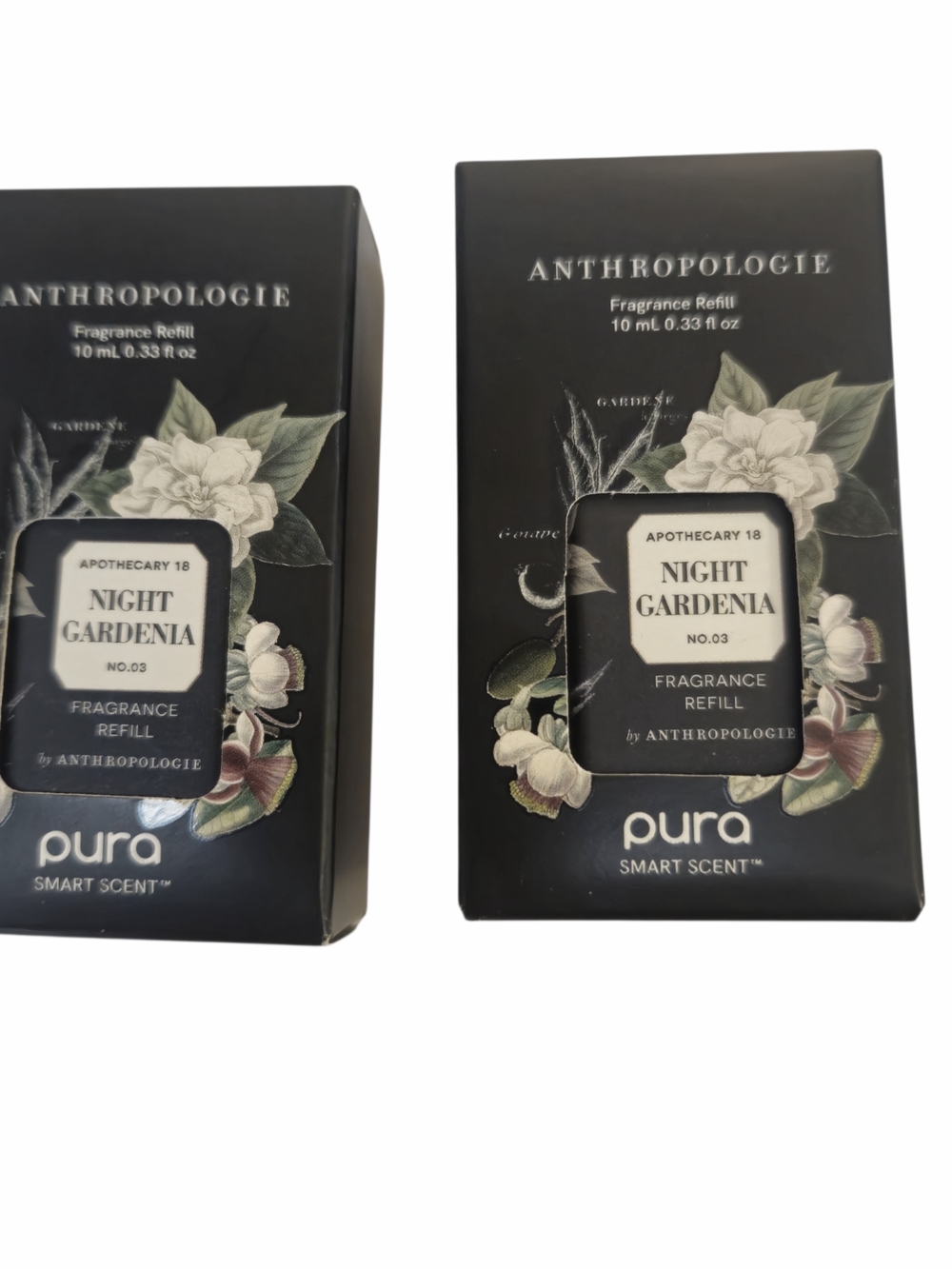 ANTHROPOLOGIE  X PURA  Night Gardenia Refills NEW. Set Of 2